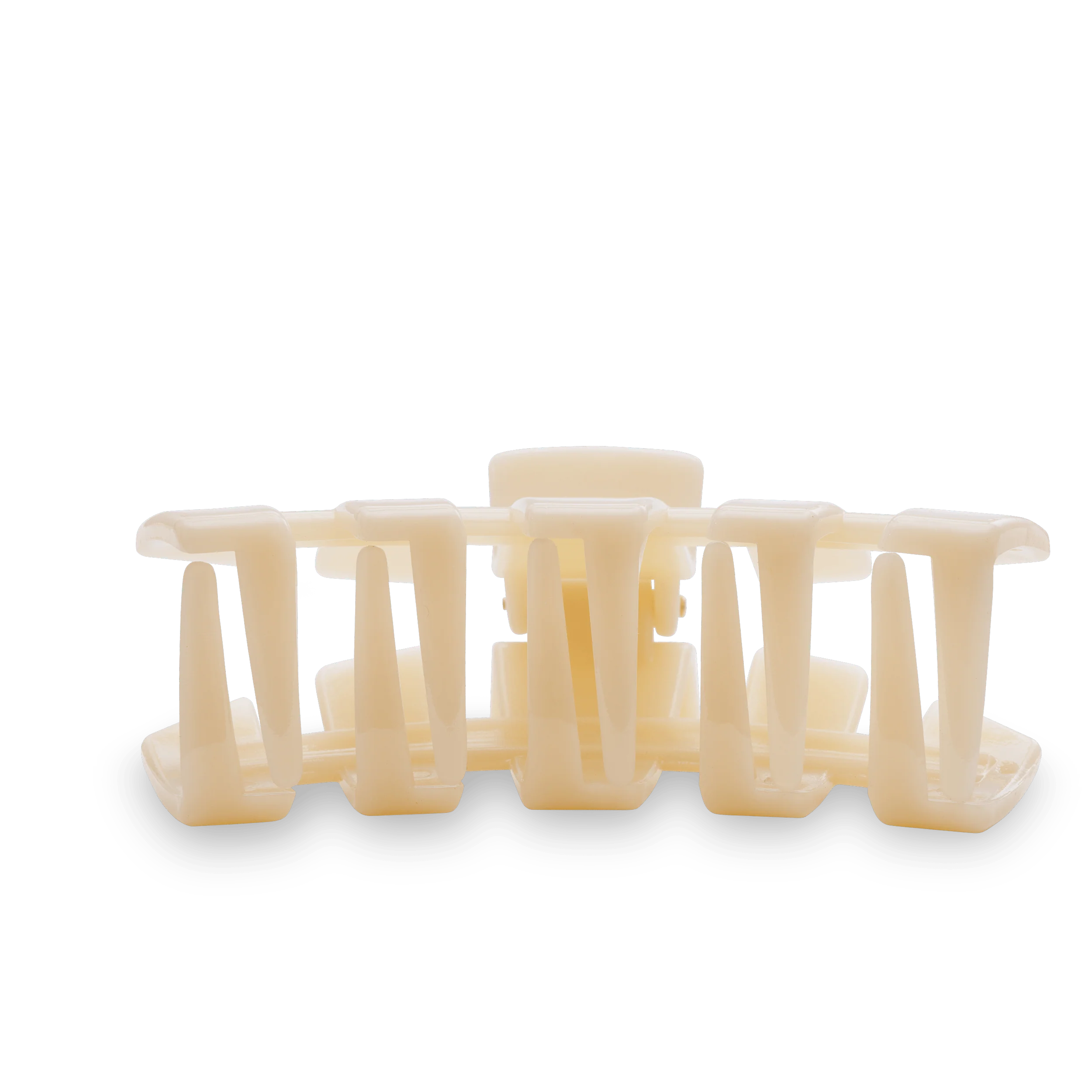 Classic Almond Beige Medium Claw Clip - Image 3