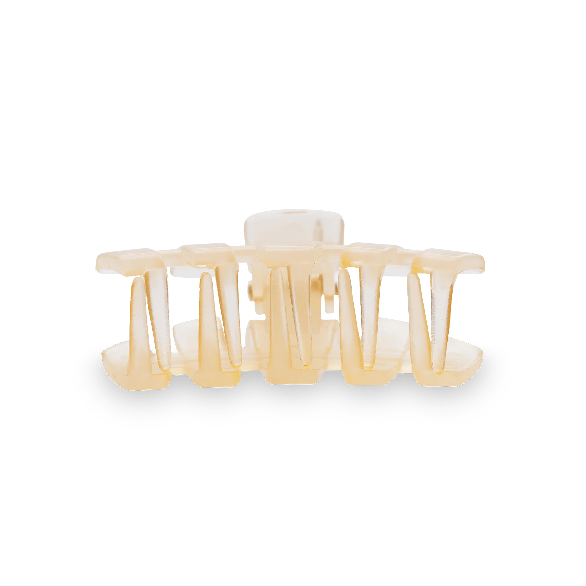 Classic Almond Beige Tiny Claw Clip - Image 3