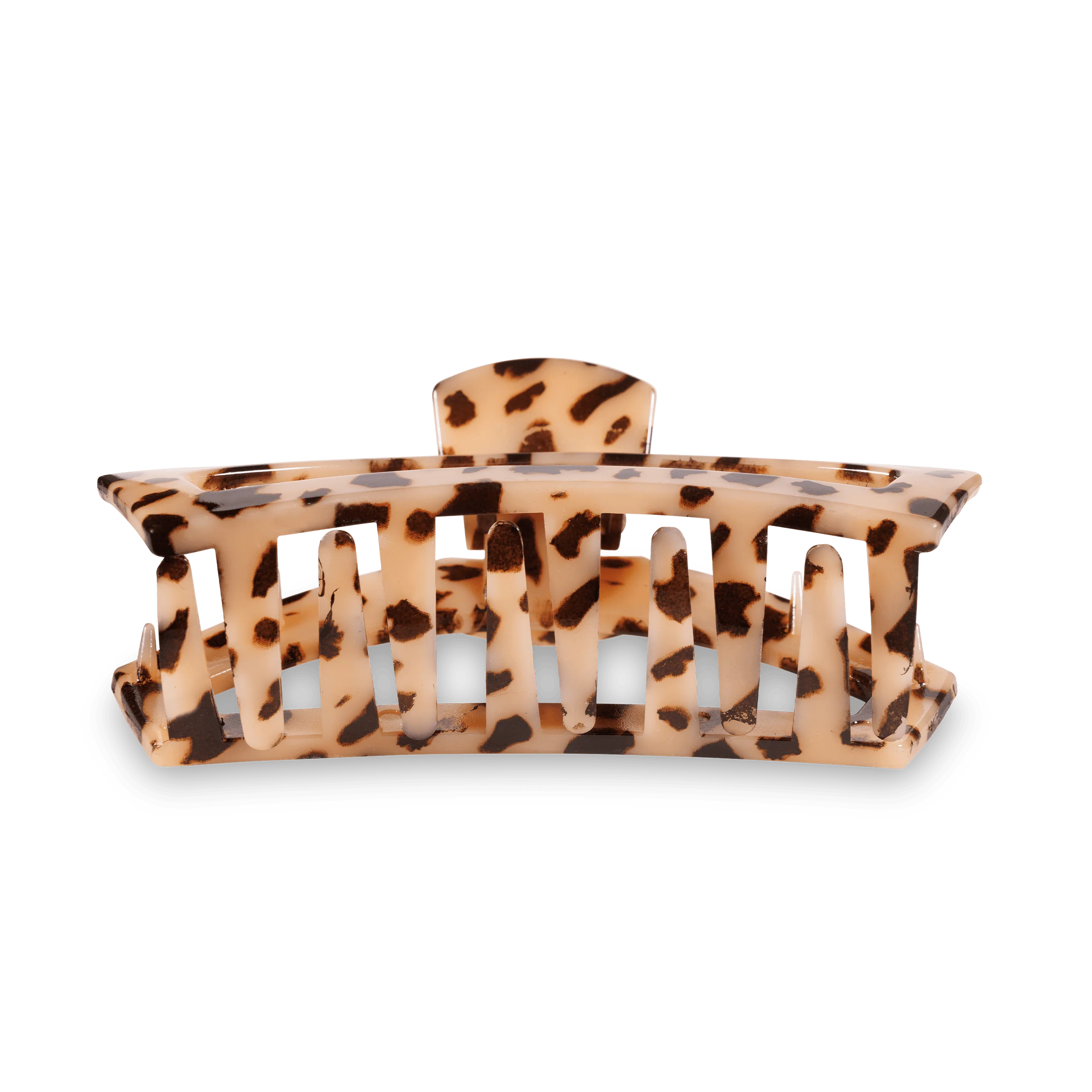 Open Blonde Tortoise Large Claw Hair Clip - Image 3