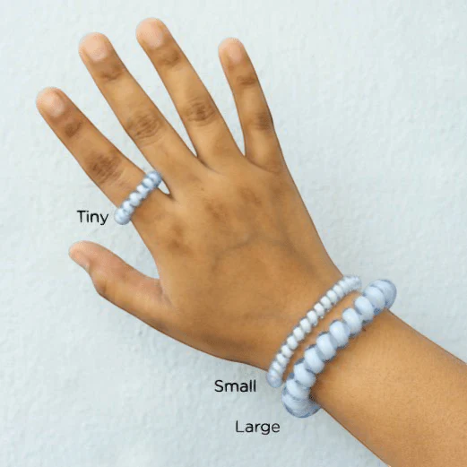 Coconut White Small Hair Ties - Image 6