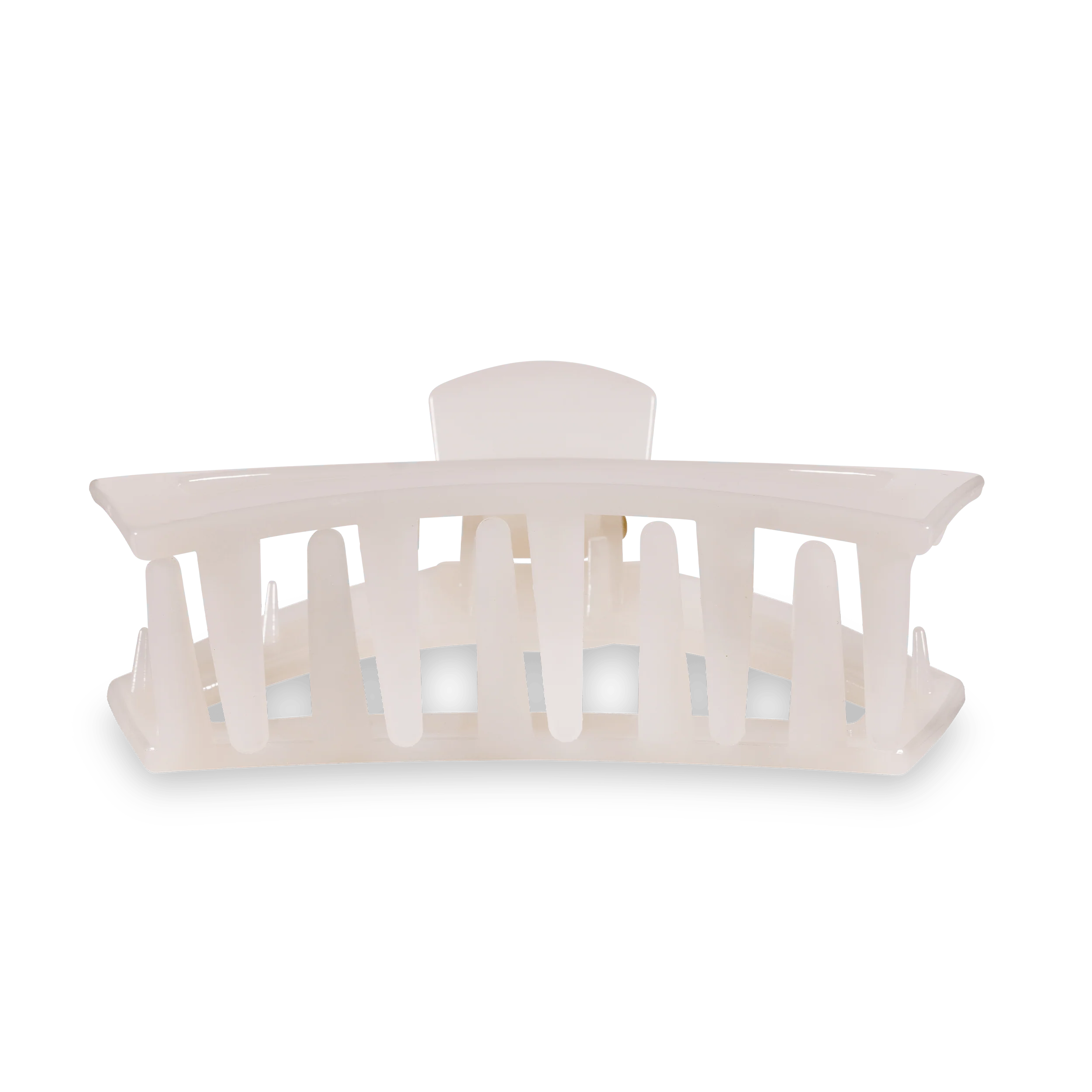 Open Coconut White Large Claw Hair Clip - Image 3