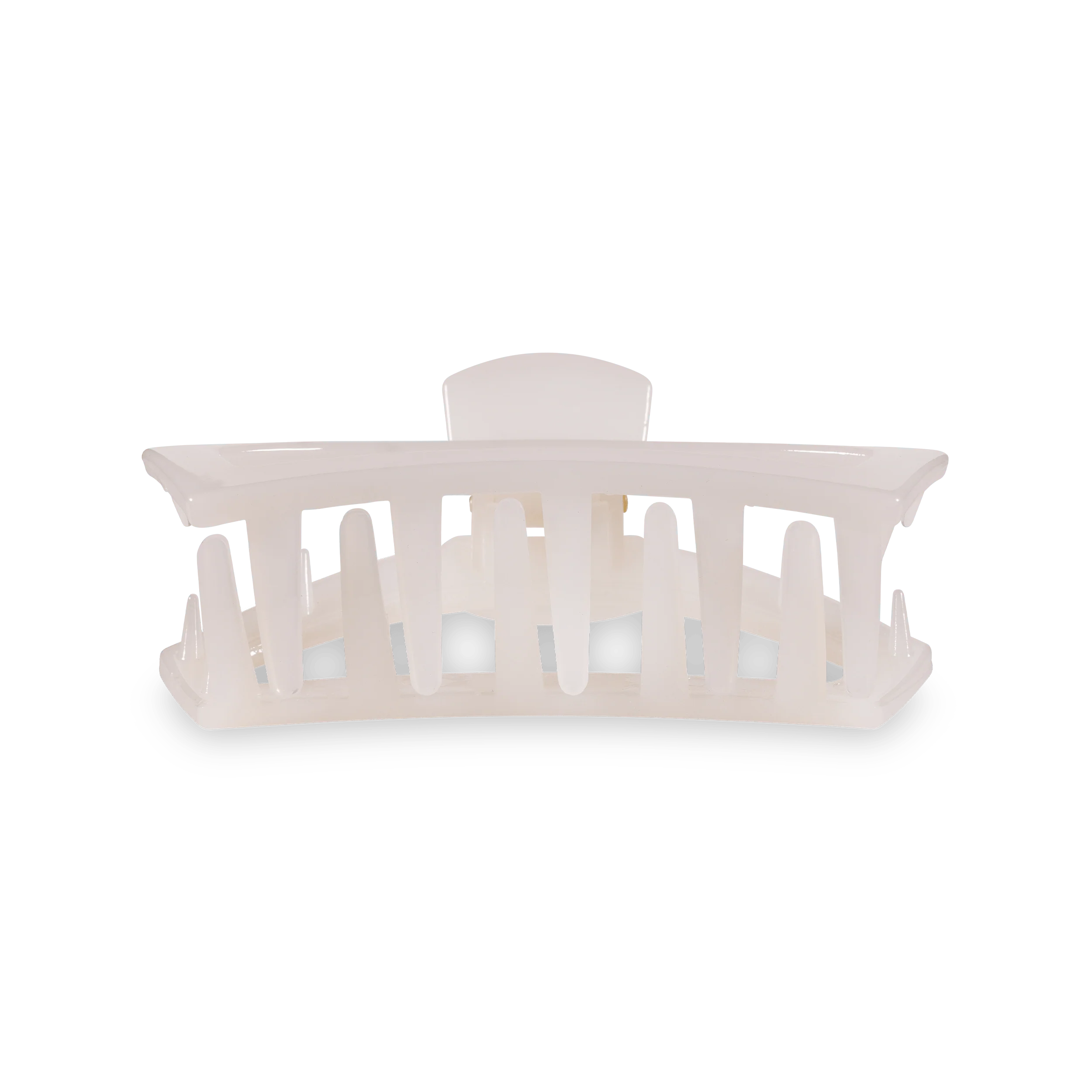 Open Coconut White Medium Claw Hair Clip - Image 3
