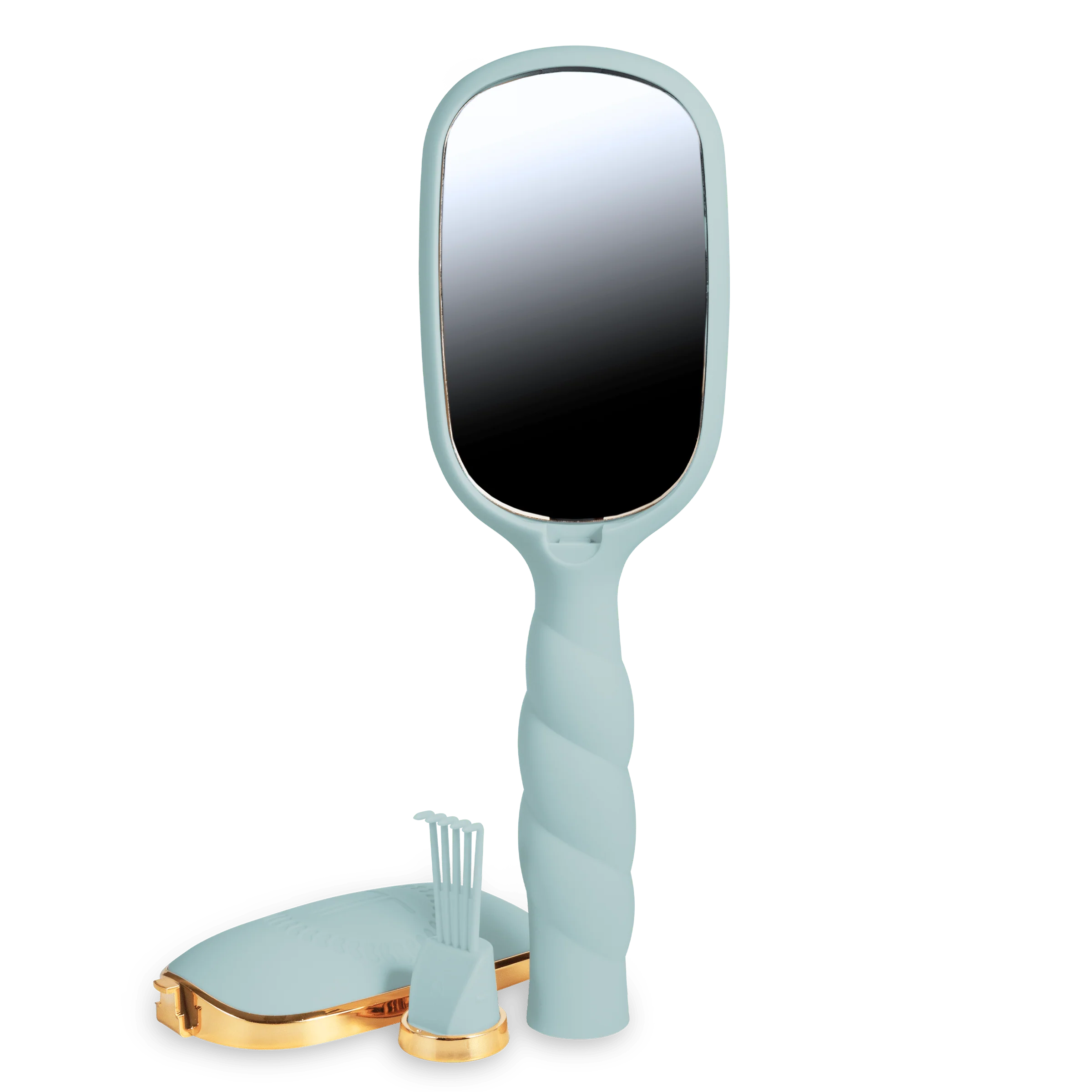 Detangler Hair Brush for Medium Hair – Blue - Image 7