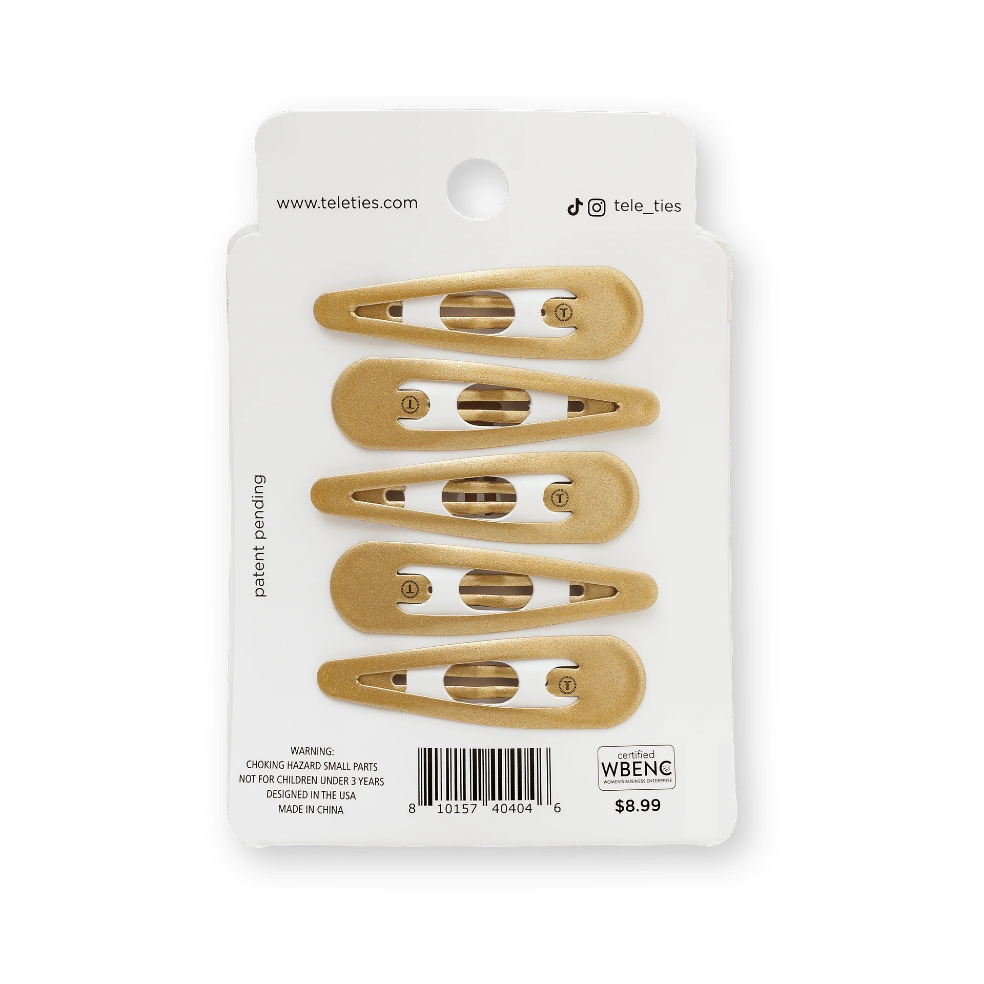 Gold Snap Clip (6Ct) - Image 3