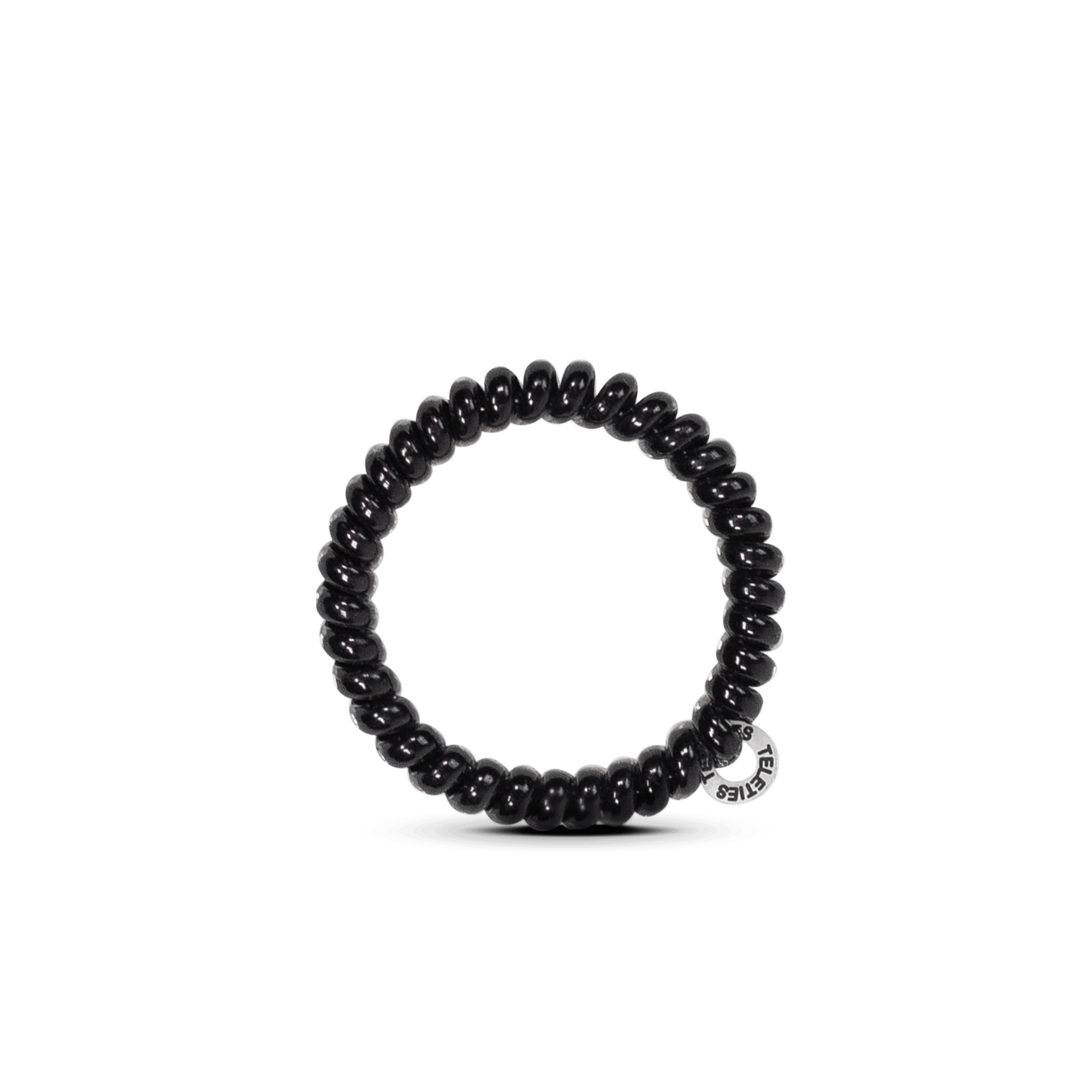 Jet Black Small Hair Ties - Image 3