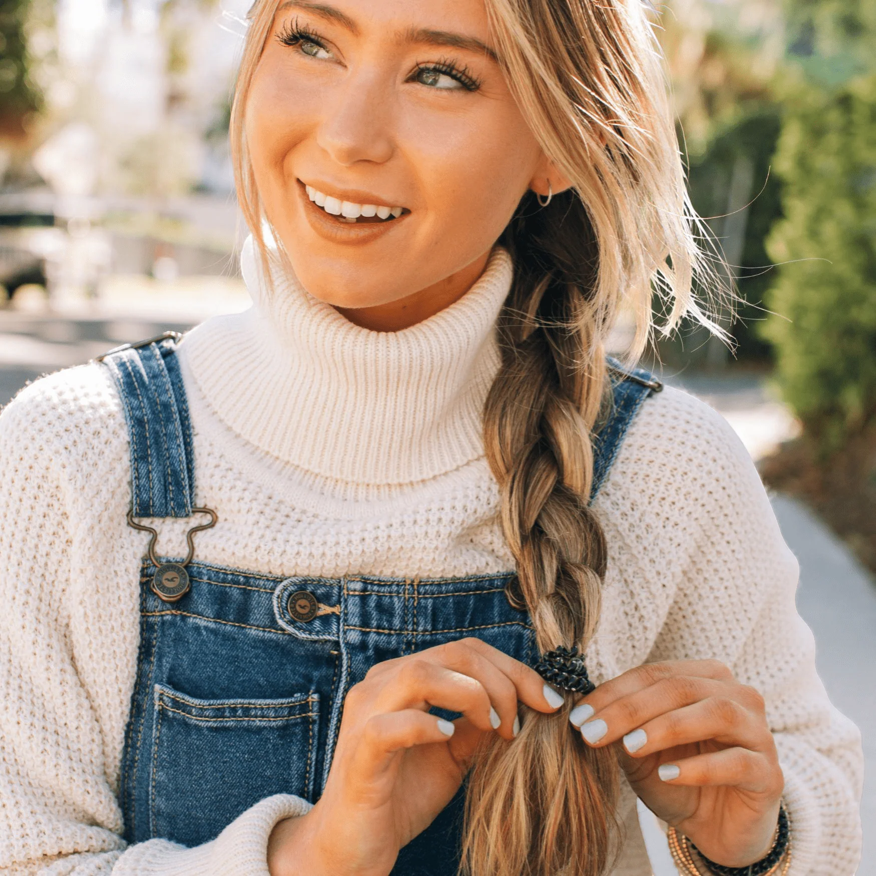Jet Black Small Hair Ties - Image 4