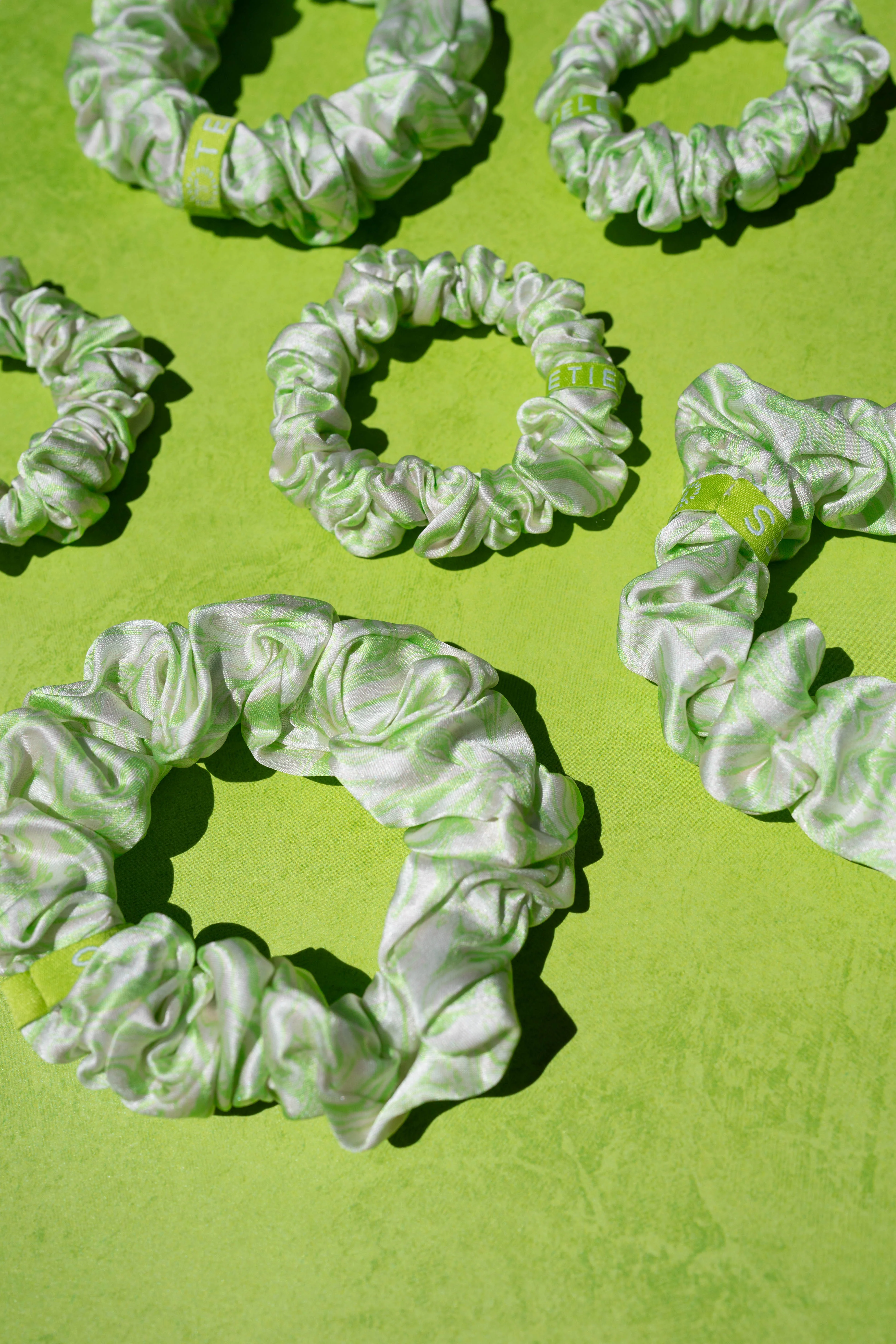 Lost My Marbles Small Silk Scrunchies - Image 3