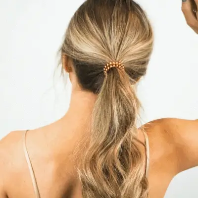 Millennial Pink Large Hair Ties - Image 4