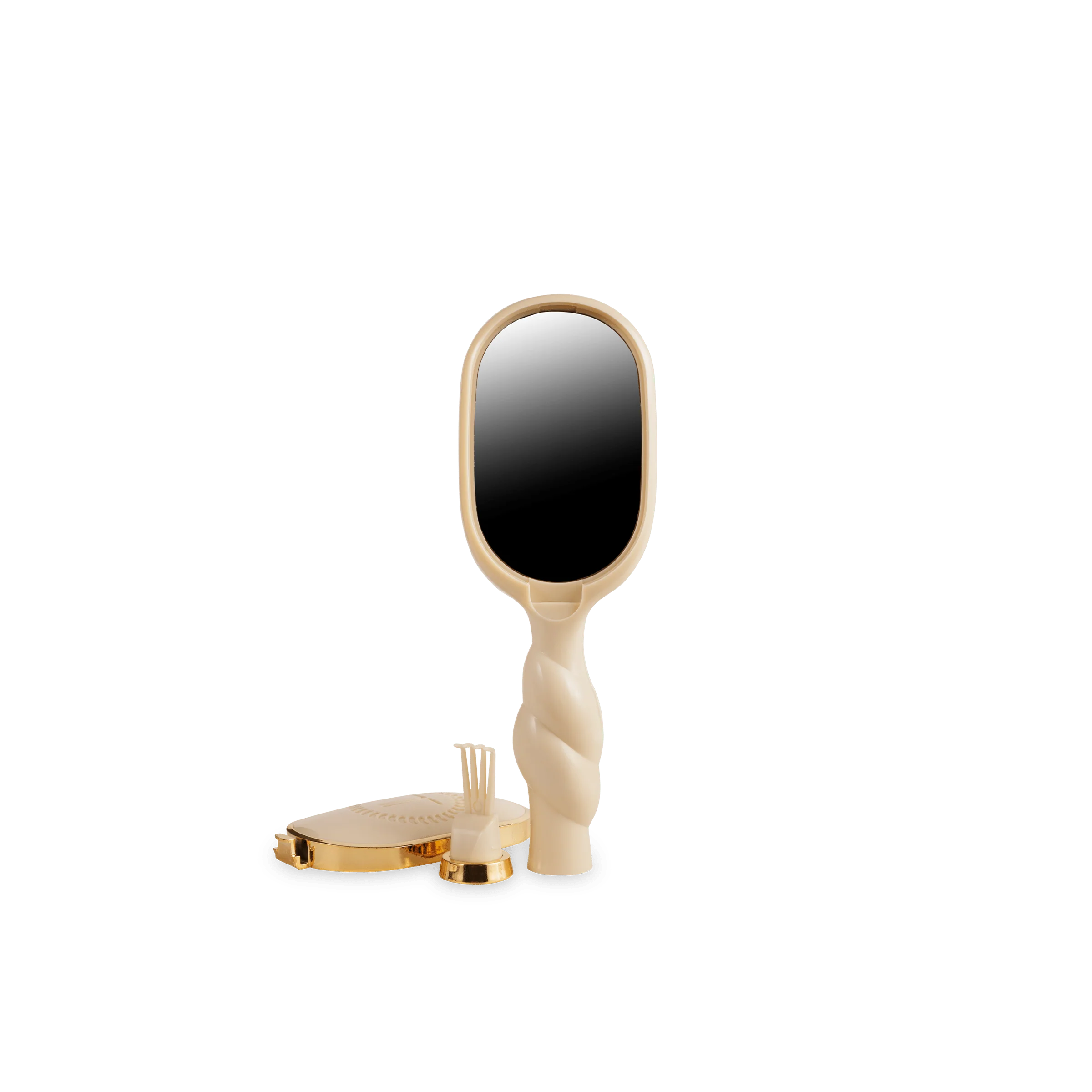 Mini Detangler Hair Brush for Medium Hair - Tan - Image 9