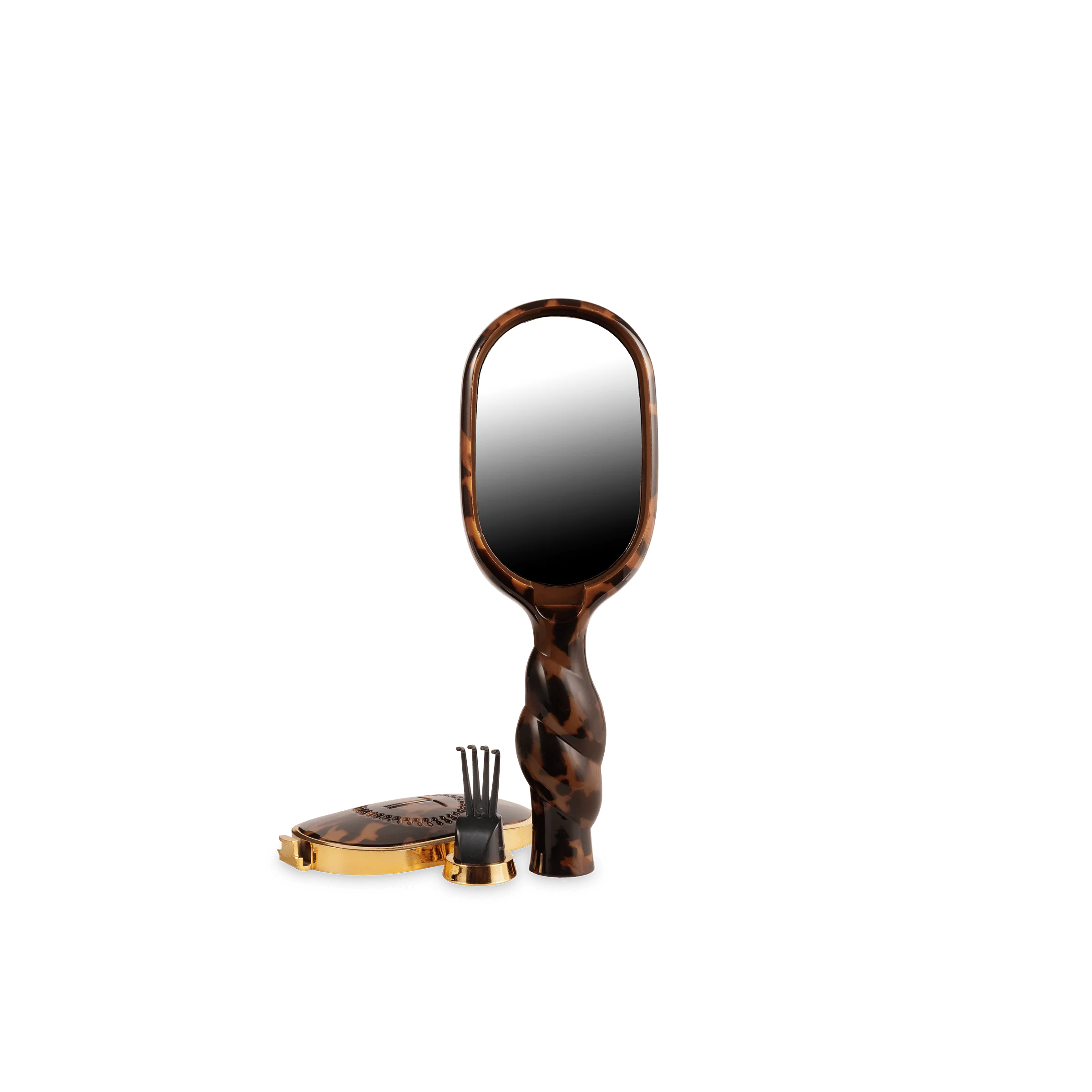 Mini Detangler Hair Brush for Medium Hair - Tortoise - Image 8