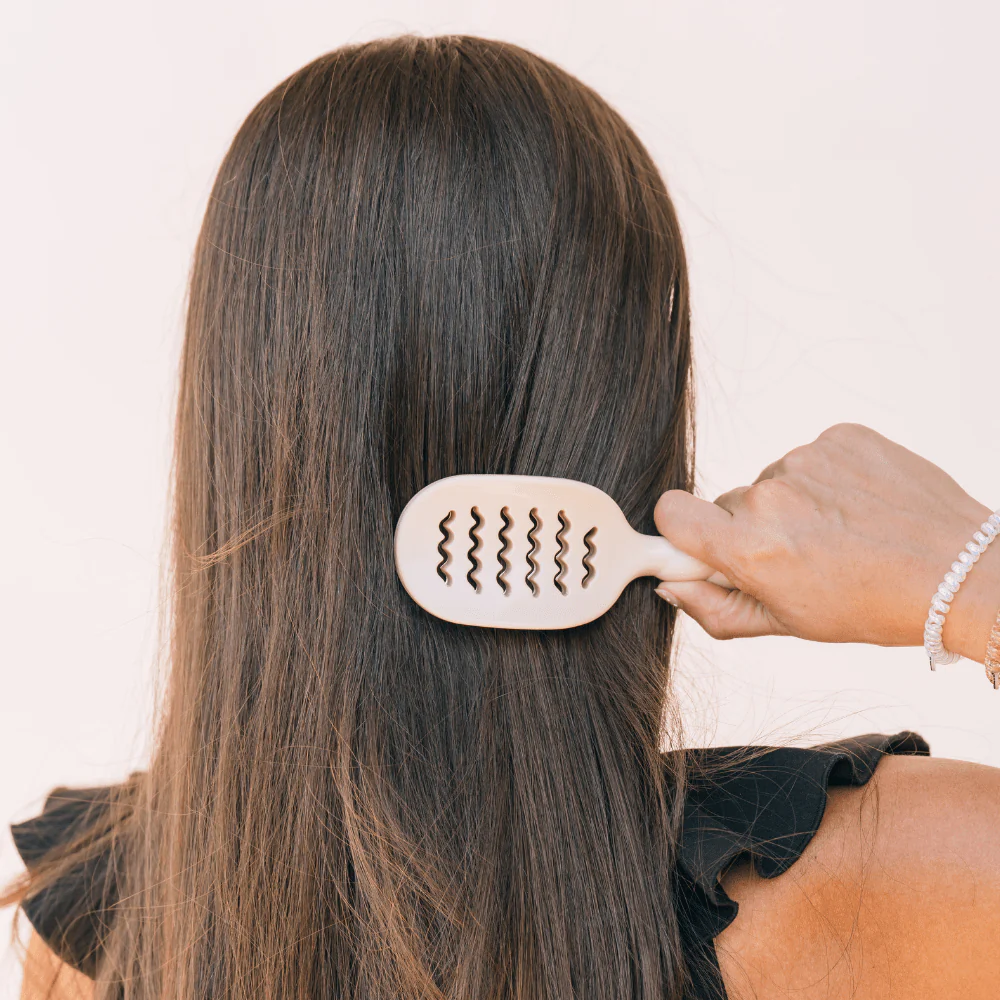Mini Vented Hair Brush - Tan - Image 5