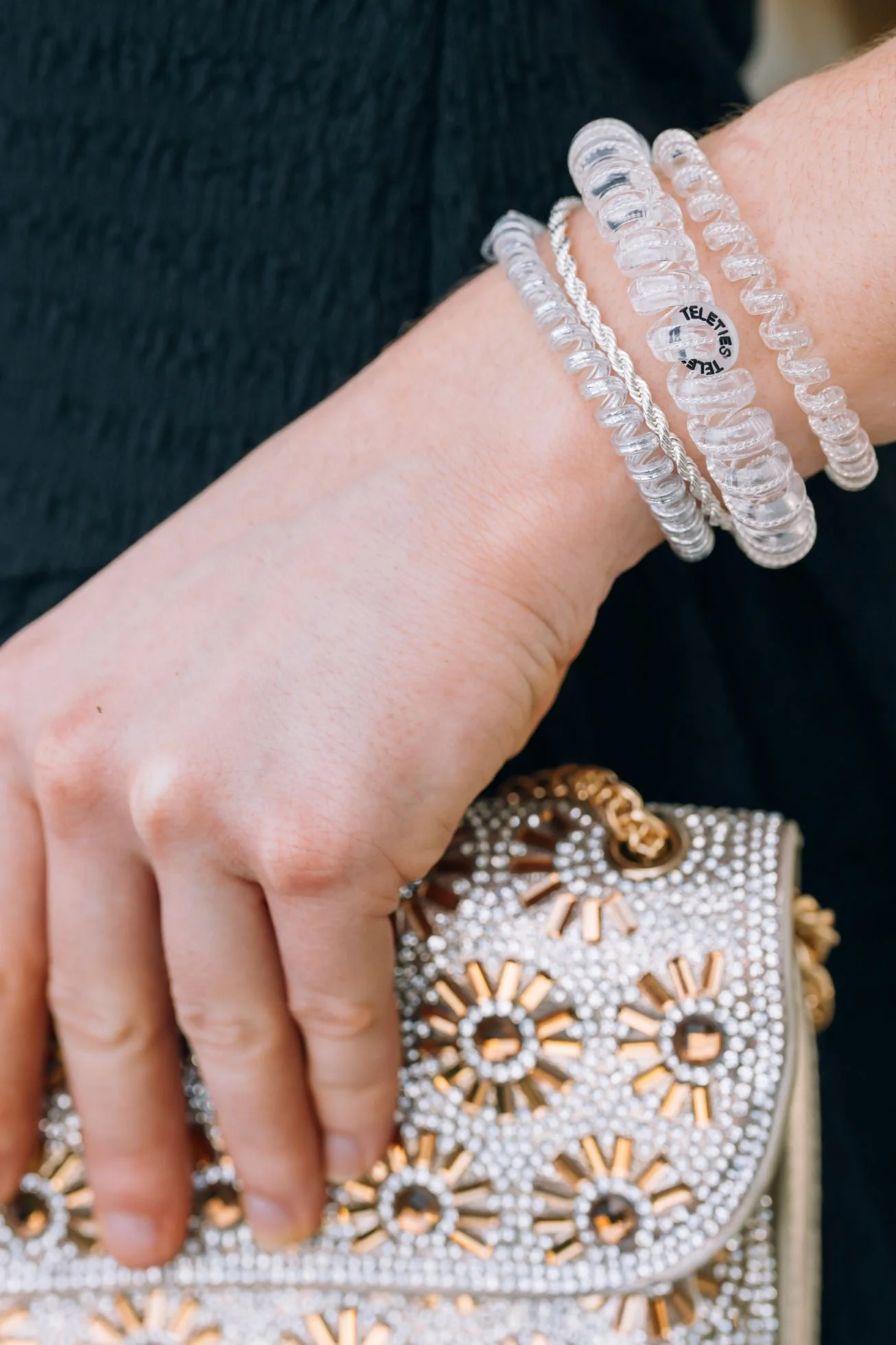 Silver Slay Large Hair Ties - Image 5