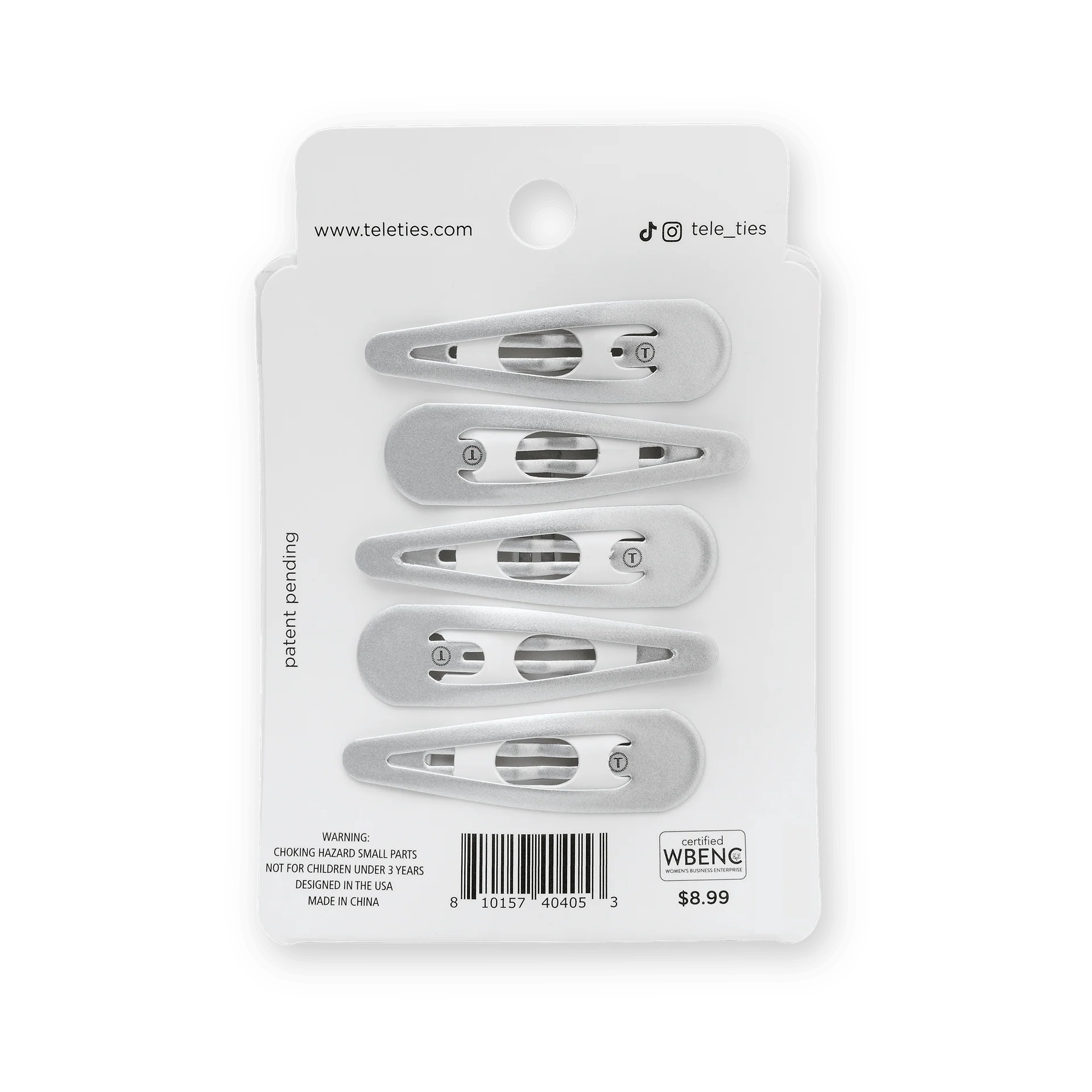 Silver Snap Clip (6Ct) - Image 3
